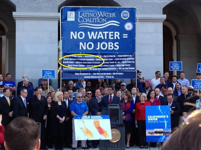 CCGGA Participates In and Supports Huge Water Rally